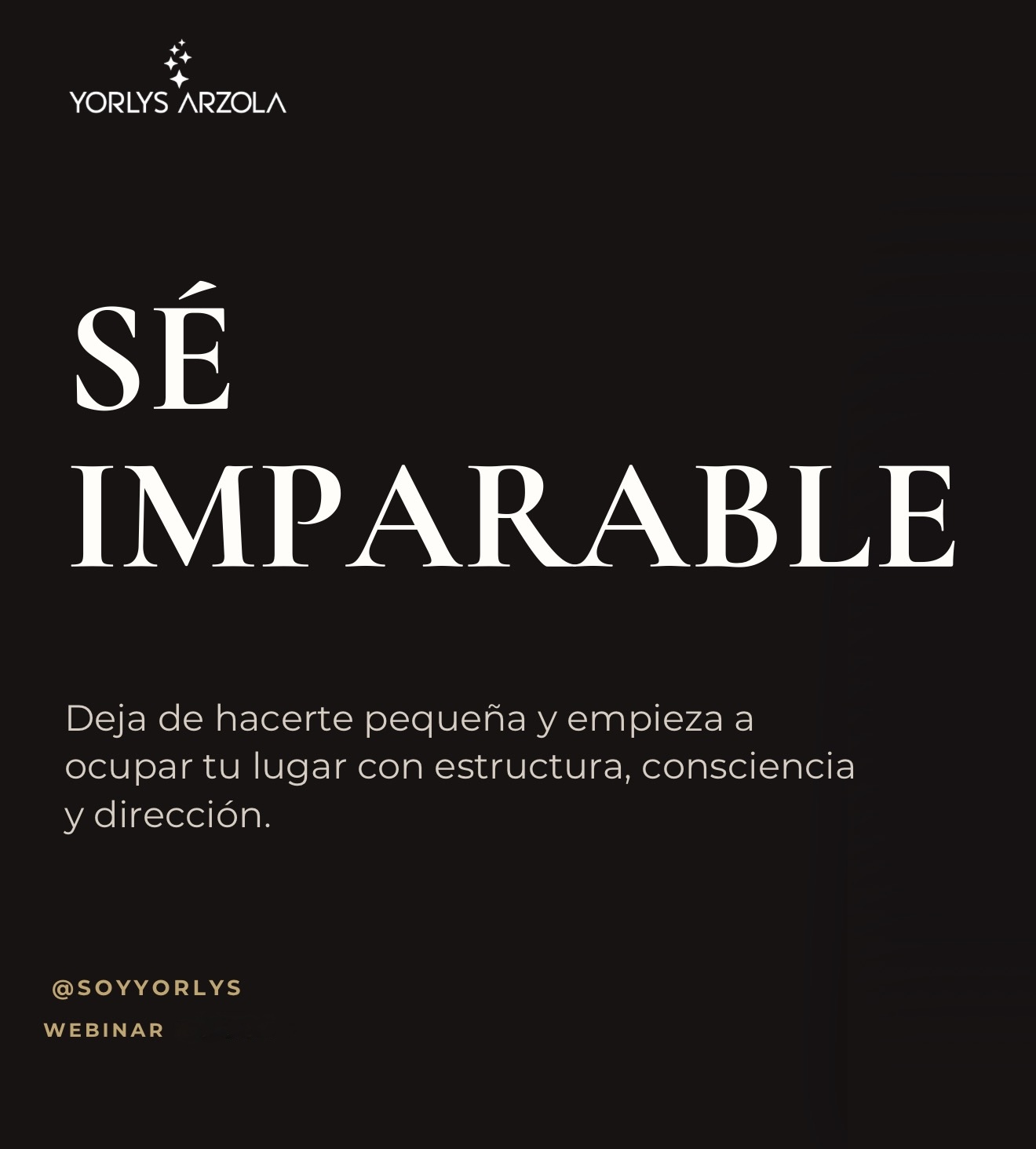 Conviértete en una mujer IMPARABLE